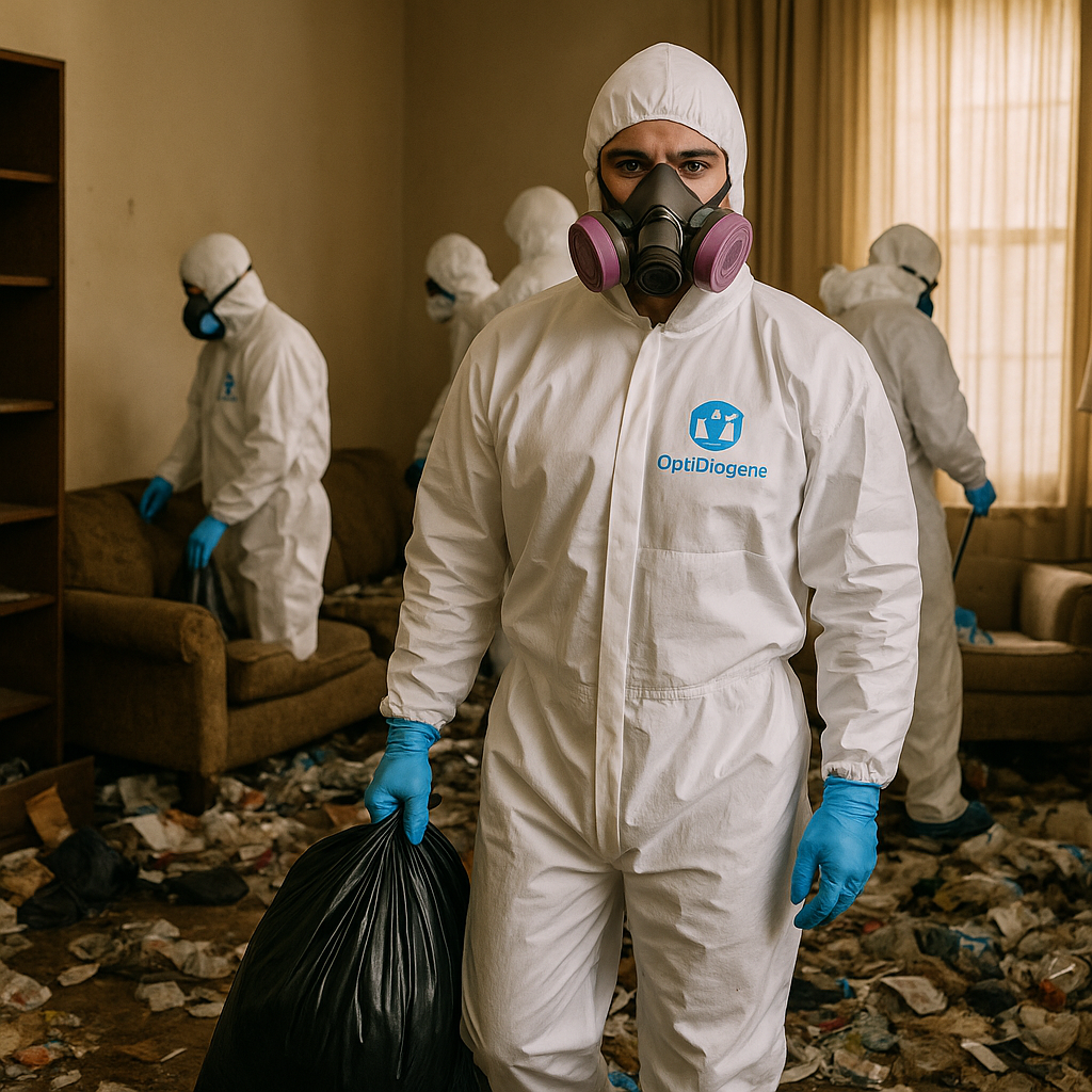 Équipe de nettoyage post mortem