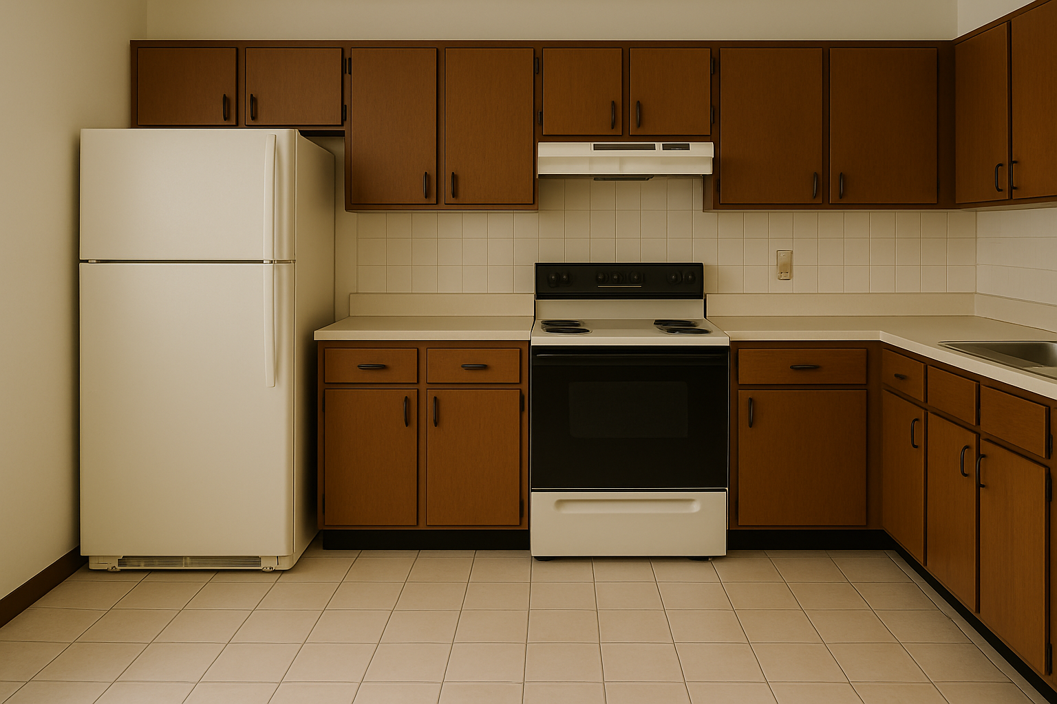 Cuisine nettoyé après squat